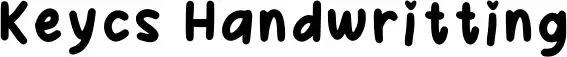 Keycs Handwritting