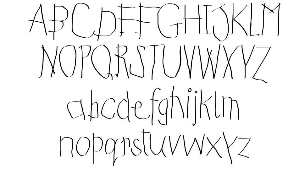 Kids First Print Fontfont specimens
