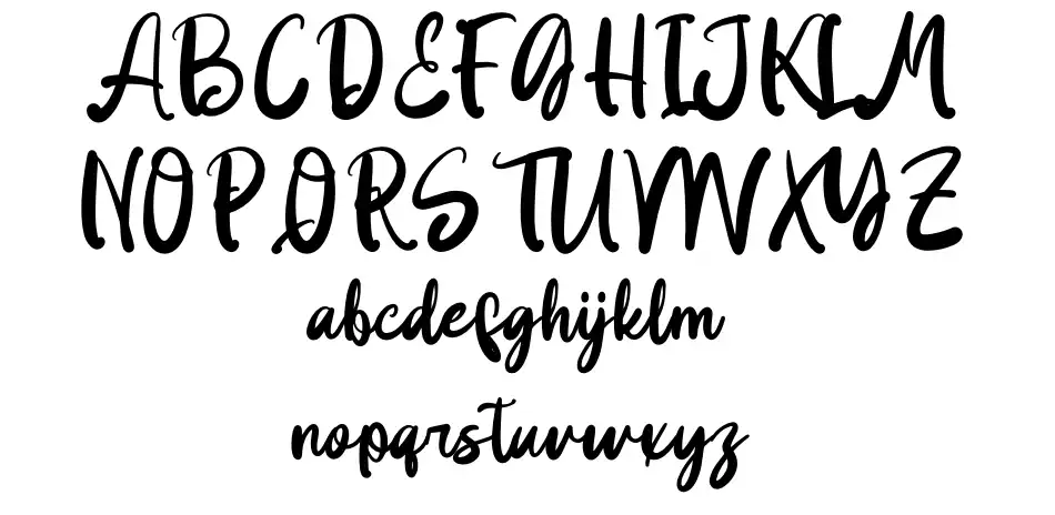 Kindly Replyfont specimens
