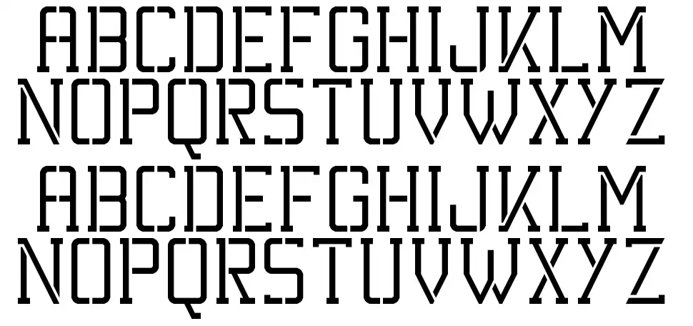 Kinetic Extremefont specimens