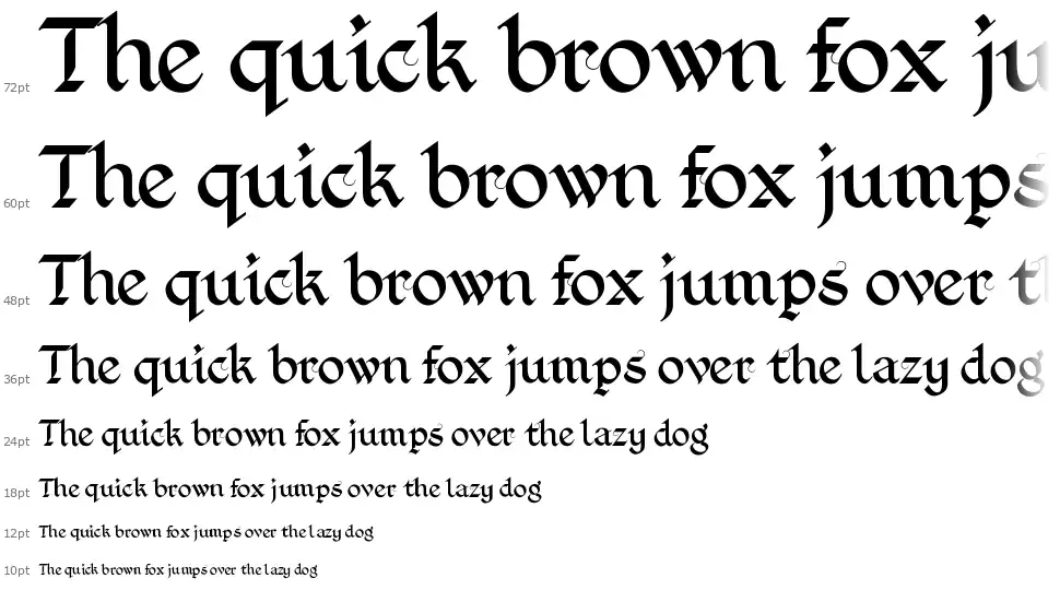 Kingthings Foundationfont waterfall