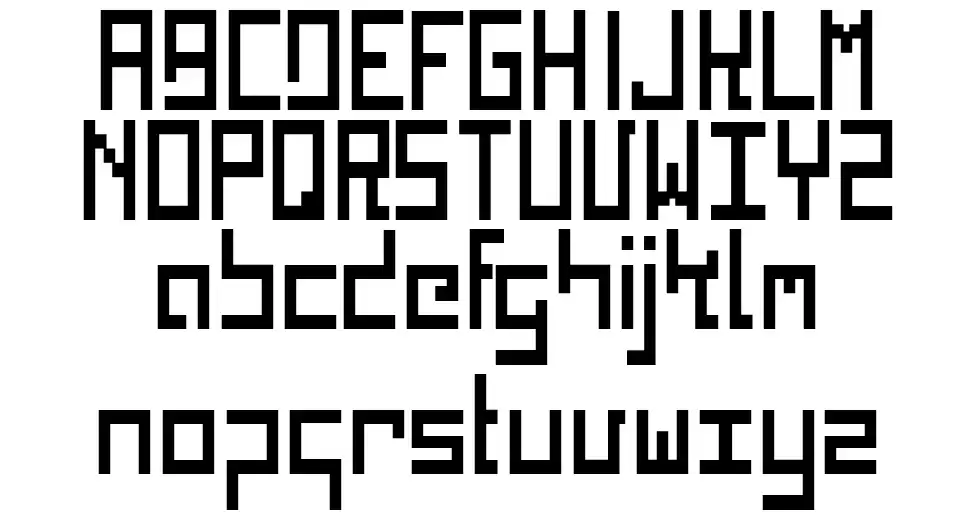 Kinkub Flatfont specimens