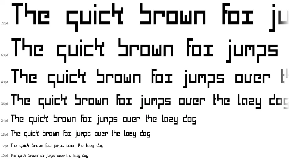 Kinkub Flatfont waterfall
