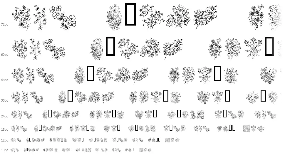 KR Floral Color Mefont waterfall