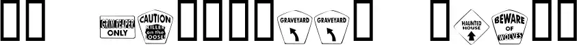 KR Halloween Signs