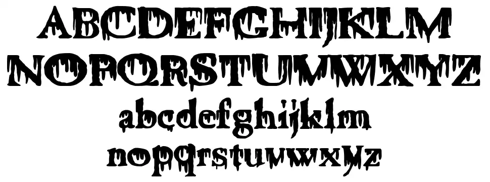 La Sangrienta Caslonfont specimens