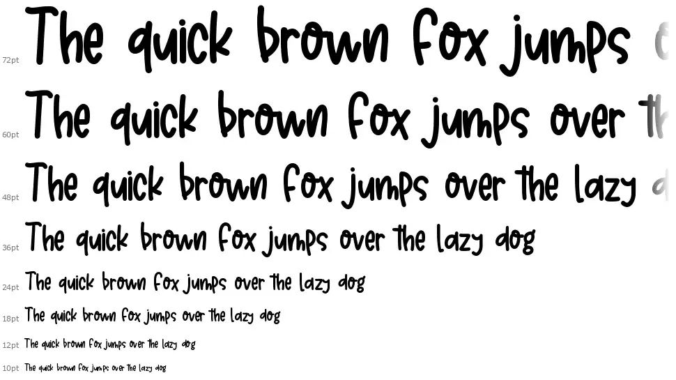 Lemon Crushfont waterfall