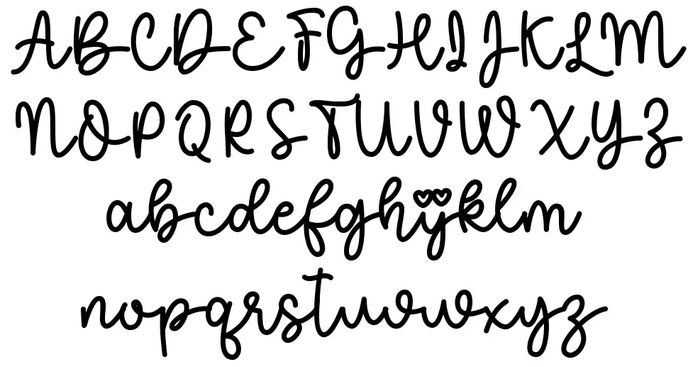 Lets Fly Scriptfont specimens