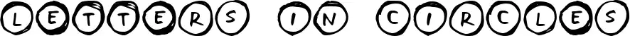Letters in Circles