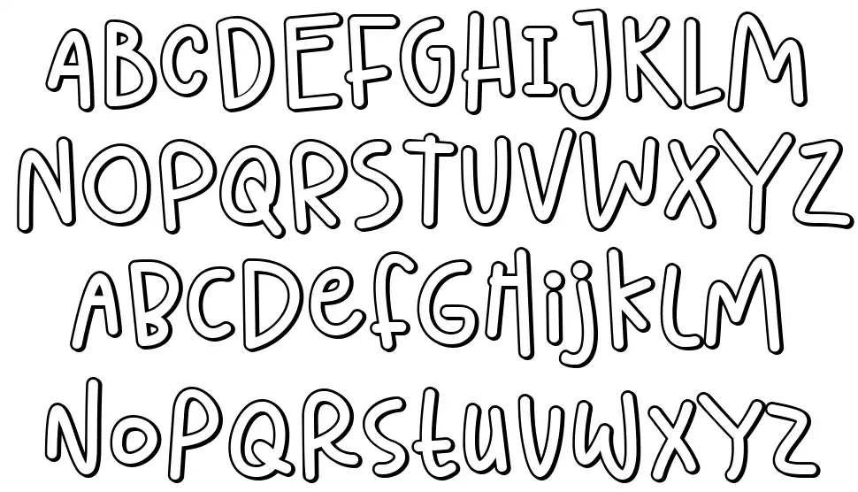 Lighthearted Pleasurefont specimens