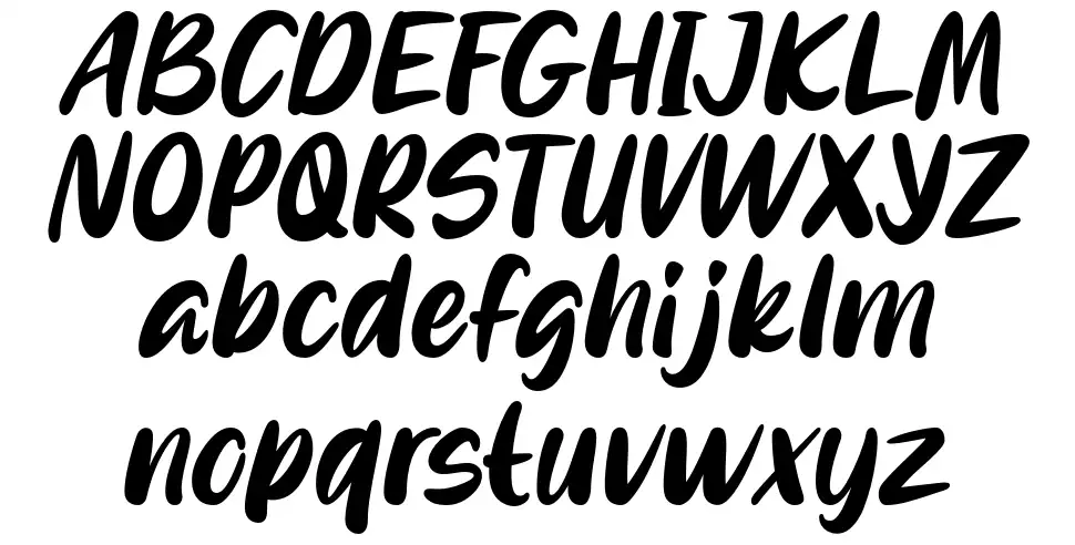 Lonely Melodyfont specimens