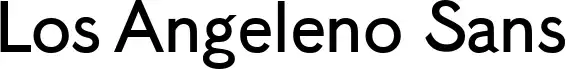Los Angeleno Sans