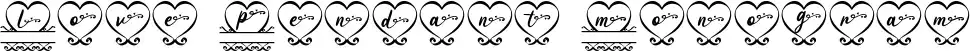 Love Pendant Monogram
