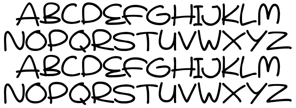 Love You Angelfont specimens