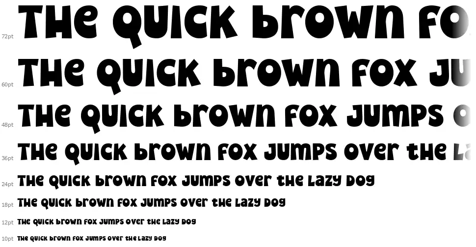 Lunar Popfont waterfall