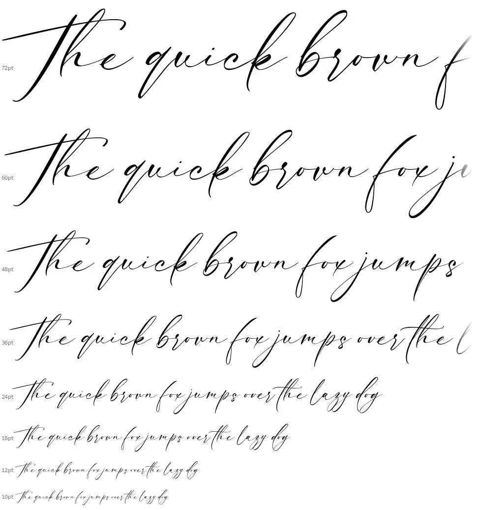 Luxury Modishfont waterfall