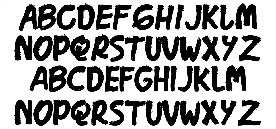 Mad Galaxyfont specimens