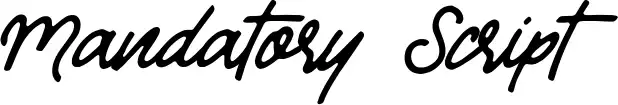 Mandatory Script