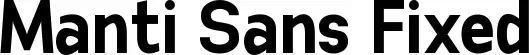Manti Sans Fixed
