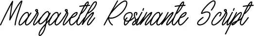 Margareth Rosinante Script
