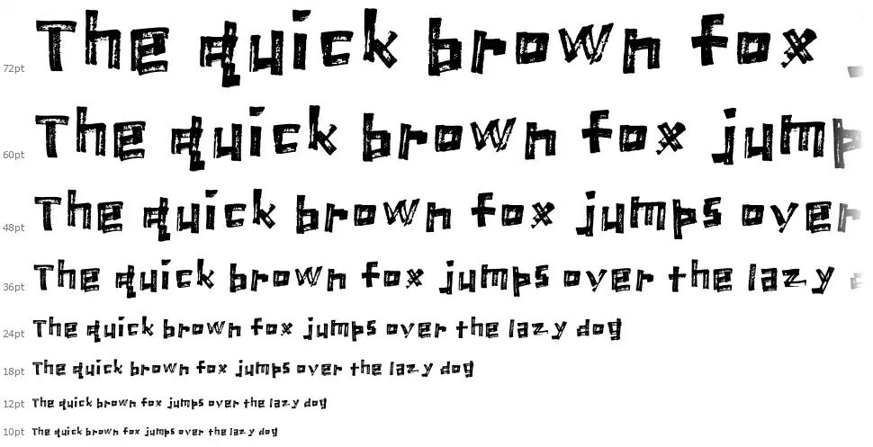 Marker Scratchfont waterfall
