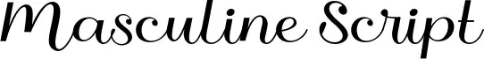 Masculine Script