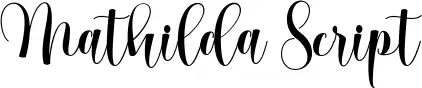 Mathilda Script