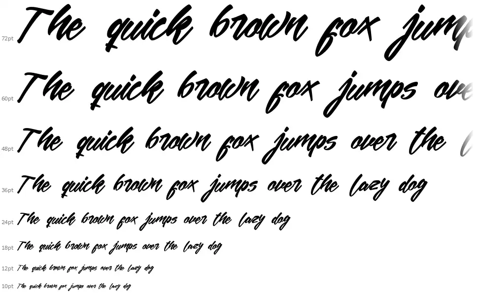 Mekar Scriptfont waterfall