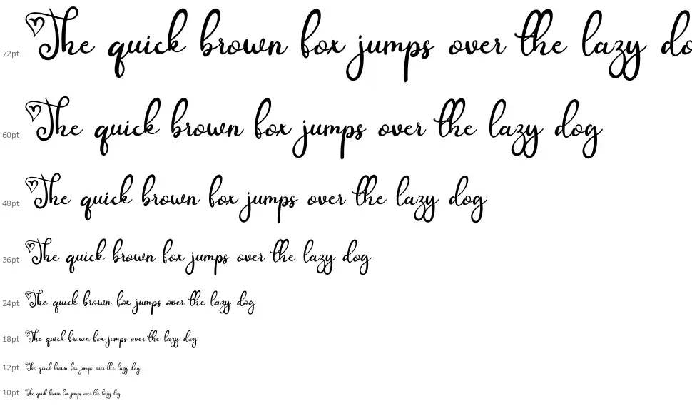 Melly Beautyfont waterfall