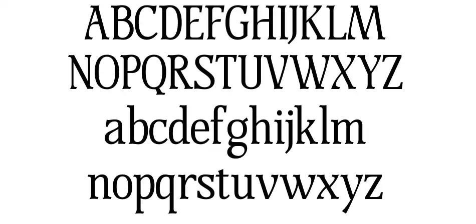 Mestalightfont specimens