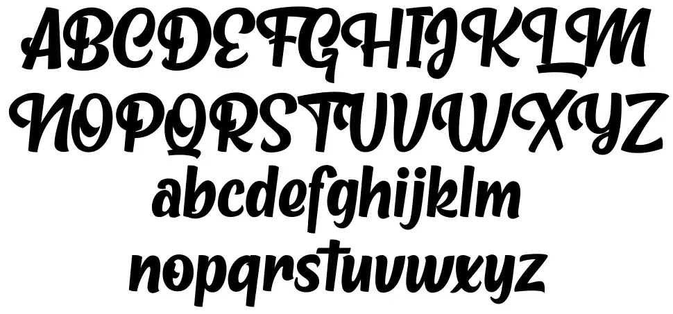 Metro Beardyfont specimens