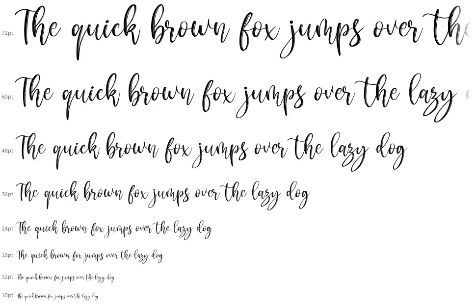 Metropolis Scriptfont waterfall