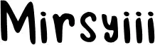 Mirsyiii
