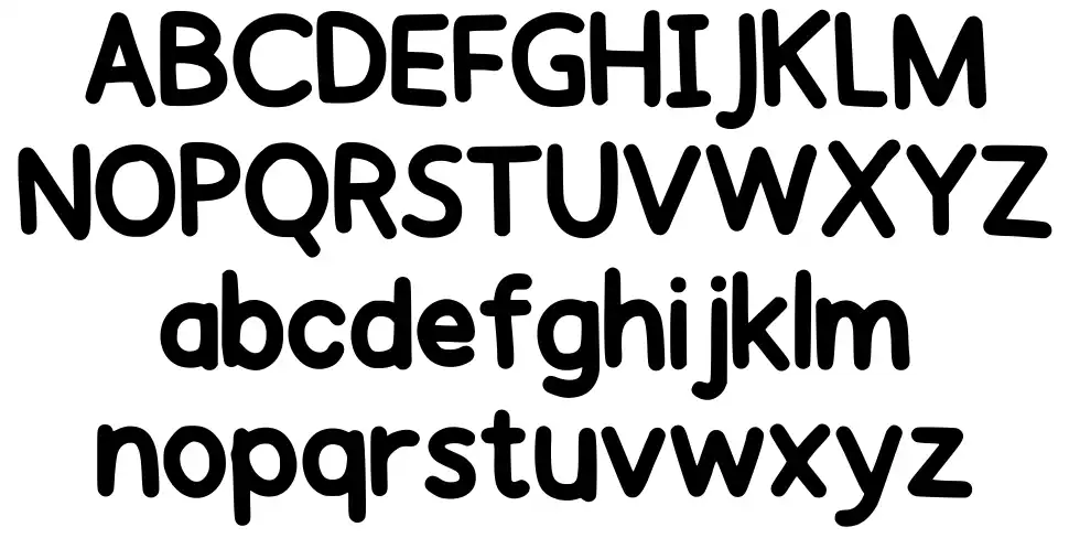 Mochibunfont specimens
