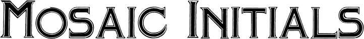 Mosaic Initials