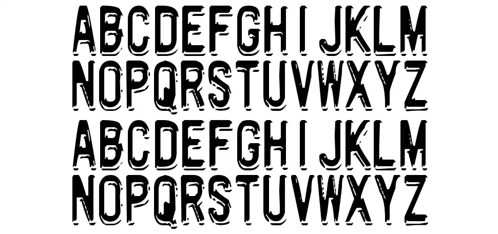 Motorwayfont specimens