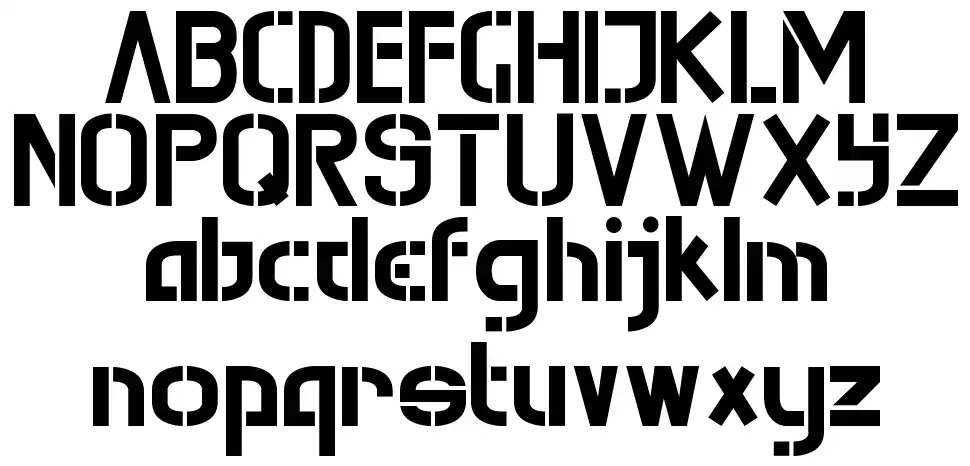 Mura Knockoutfont specimens