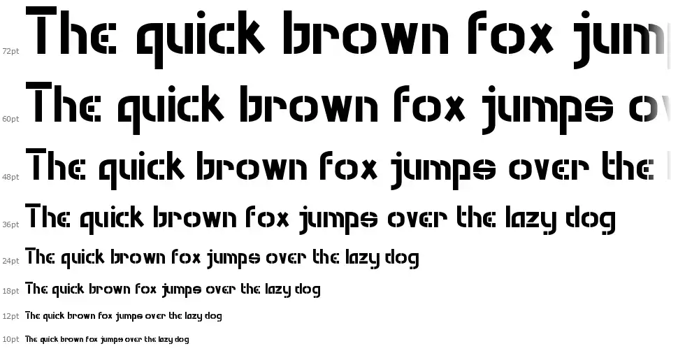 Mura Knockoutfont waterfall