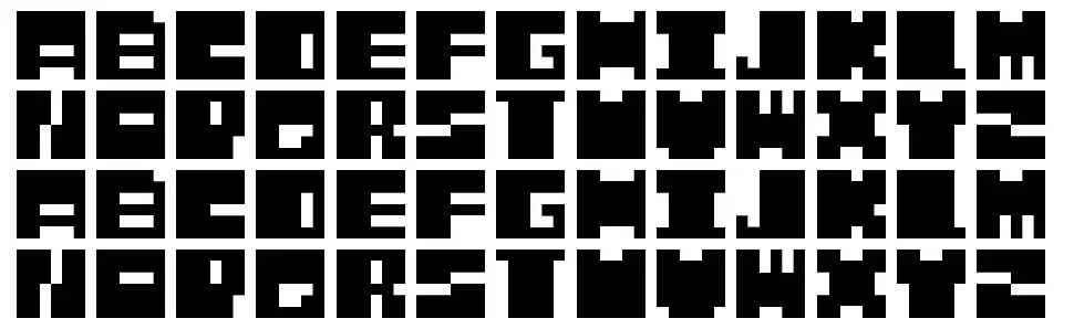 Mustache Banditfont specimens