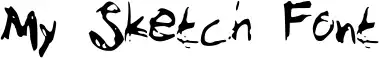 My Sketch Font