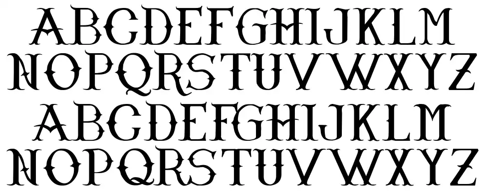 Narnfontfont specimens