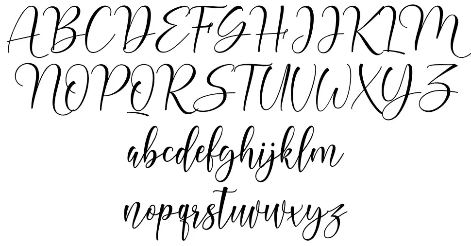 Nathalynfont specimens