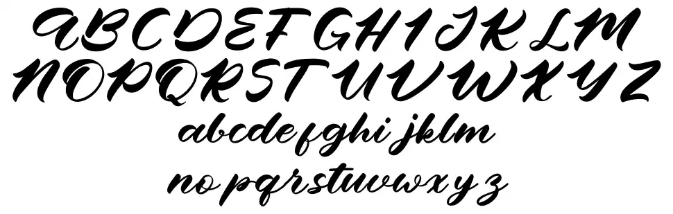 NCL Bujho Orgnistfont specimens