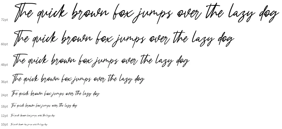 Nicestripsfont waterfall