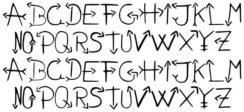No Name Fontfont specimens