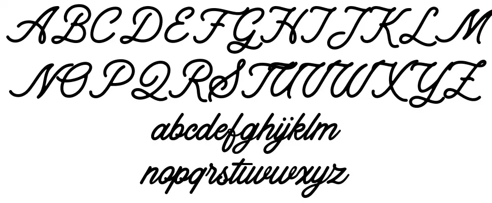 Northlandfont specimens