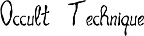 Occult Technique