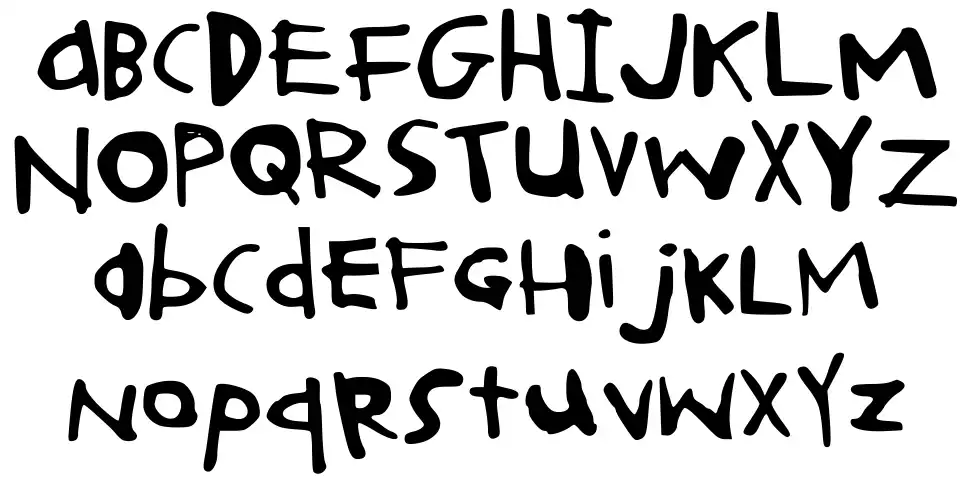 Operation Kapowfont specimens