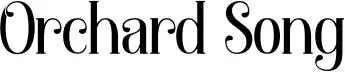 Orchard Song