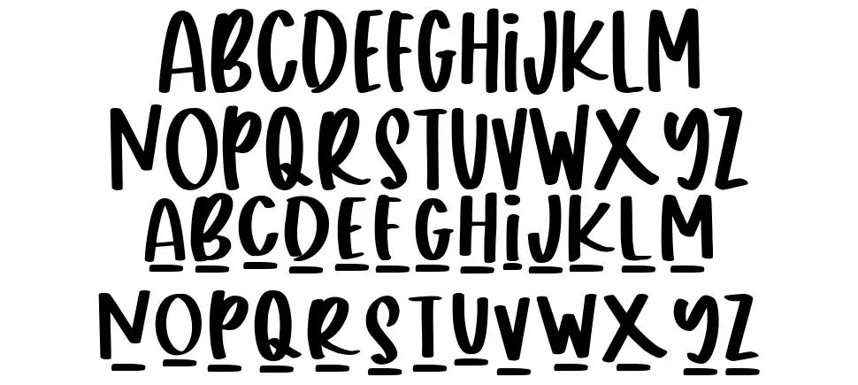 Oredofont specimens